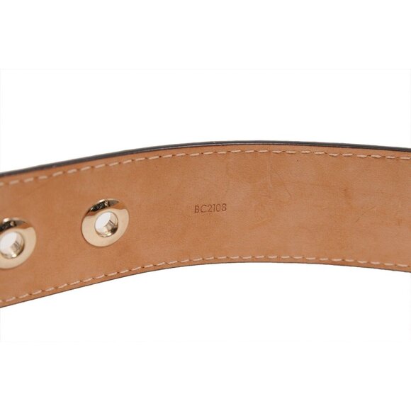 Louis Vuitton Mens Titanium LV Monogram Belt Size 95 / 38 Gray Greay Logo Canvas - Picture 9 of 10